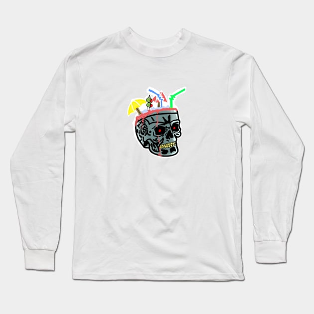 Termin-ocktail Long Sleeve T-Shirt by Undeadredneck